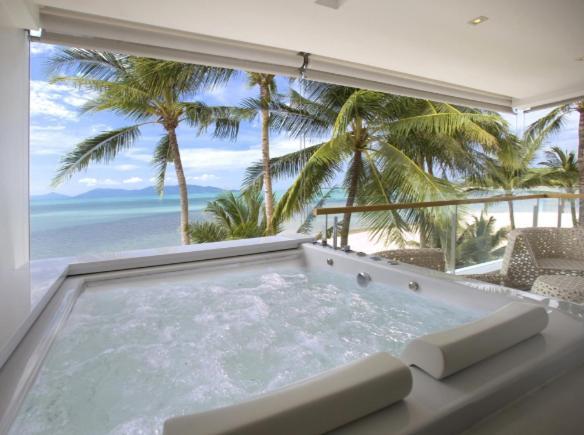 Panu Luxury Beachfront Apartments Bophut Eksteriør bilde