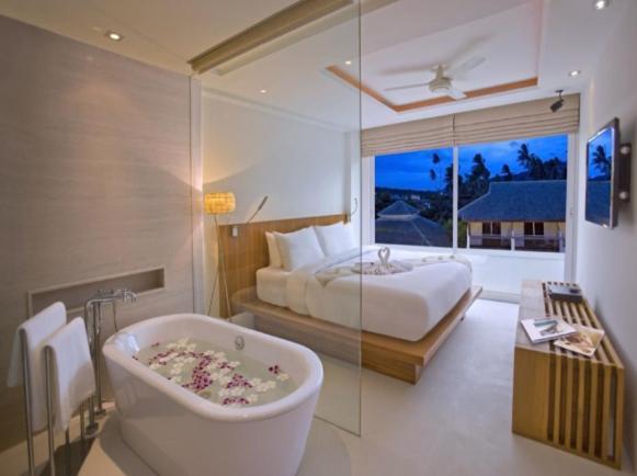 Panu Luxury Beachfront Apartments Bophut Eksteriør bilde