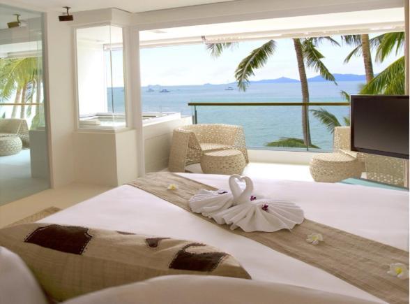 Panu Luxury Beachfront Apartments Bophut Eksteriør bilde
